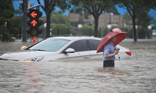 因暴雨造成企业违约